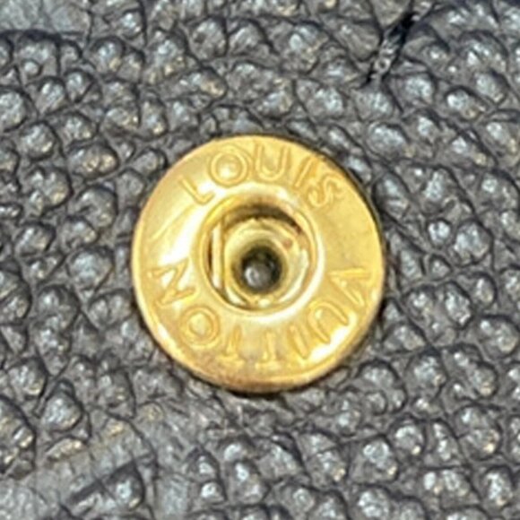 LOUIS VUITTON Portefeuille Sarah Wallet Monogram Empreinte Blue 35EE082 - Picture 5 of 16